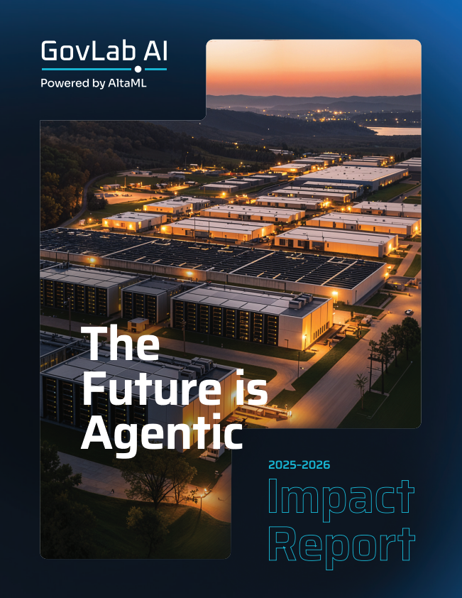 Cover of the 2025–2026 GovLab Impact Report
