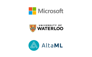 AltaML, Microsoft Canada and the University of Waterloo on the WE Accelerate program