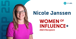 Nicole Janssen named one of North America's Top 25 Women of Influence