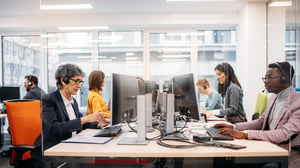 Call-center staff