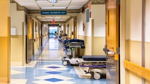 Empty Hospital Hallway