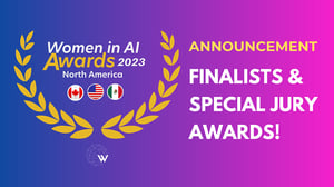 Women in AI Awards finalists special jury recognition North America 2023