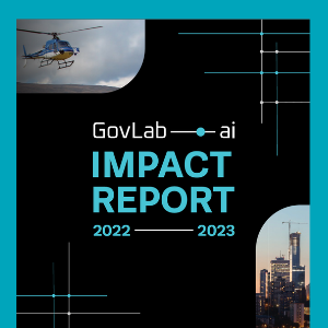 Cover of the 2022-2023 GovLab Impact Report