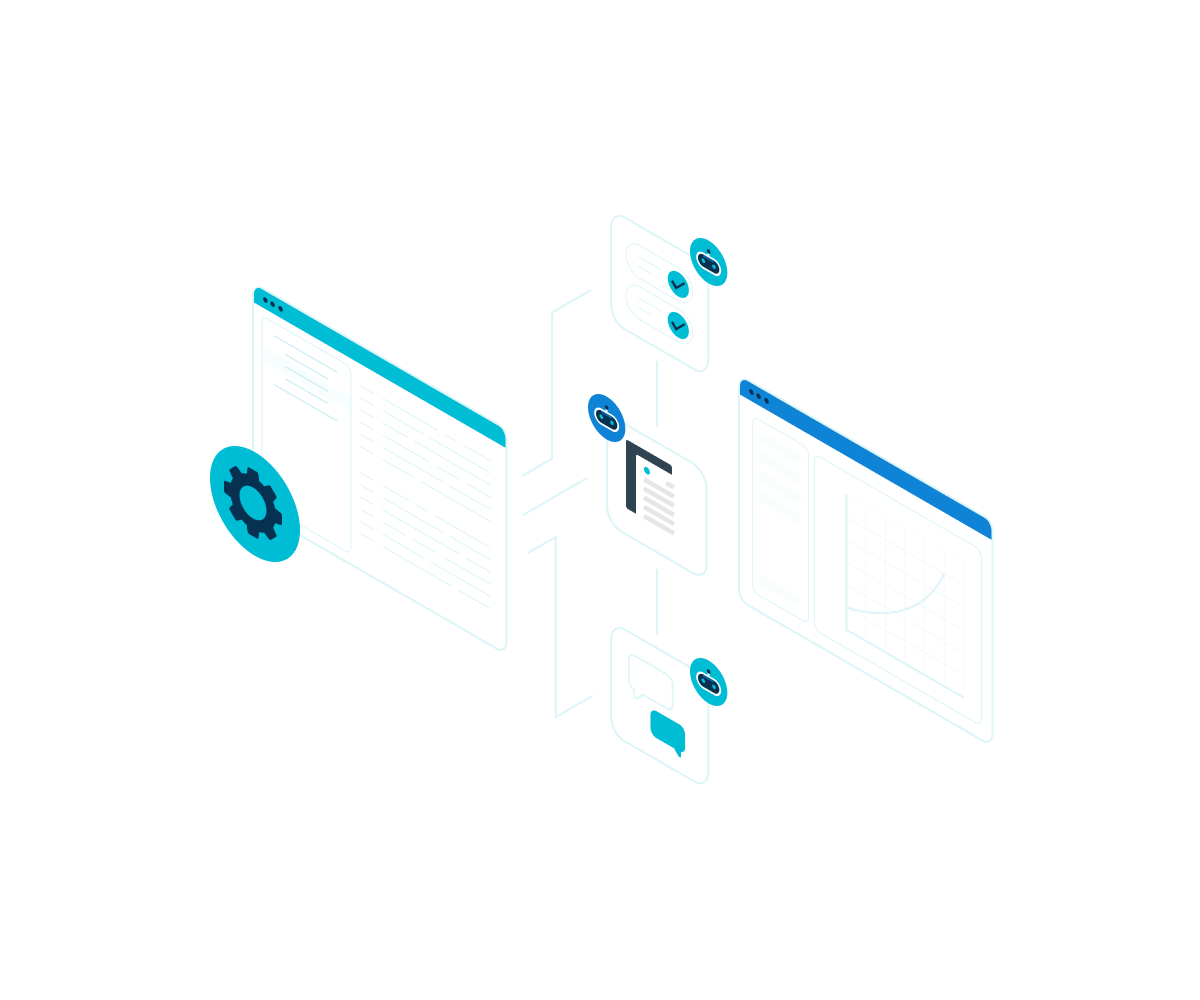 An illustration representing AltaML's AI Foundations program